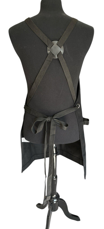 Canvas Work Apron HUDSON Durable Goods Black Waxed Pockets Carpentry Welder BBQ gallery
