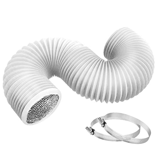 TEAIERXY 4 Inch 8ft Dryer Vent Hose, Flexible Insulated Air Ducting,Vent 8feet gallery