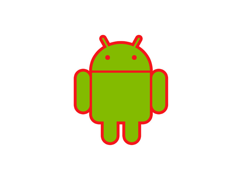 Android mascot robot vinyl sticker decal - many sizes and colors available gallery