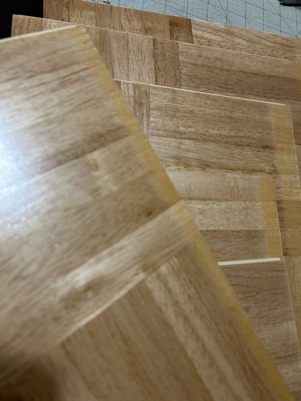 OakTree "Sun Exposure" Hevea Parquet Tile Flooring (10 Tiles/Package) CHESTNUT gallery