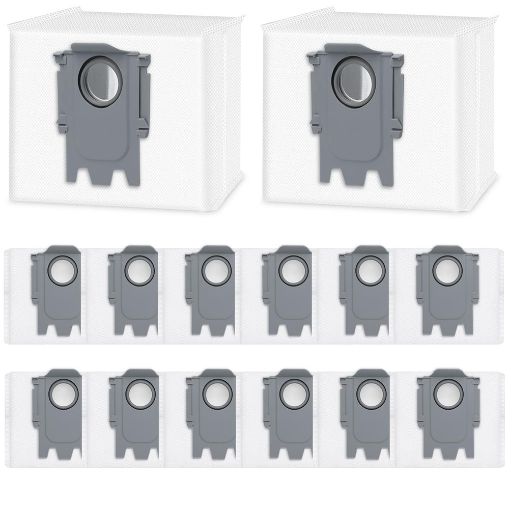 14 Pack Dust Bag Compatible with Roborock Q7 M5+, Q10 S5+/Q10 X5+, Q5, Q5+, Q
