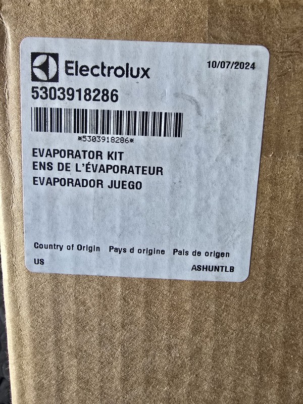 Electrolux 5303918286 Refrigerator Evaporator Kit OEM Replacement Part gallery