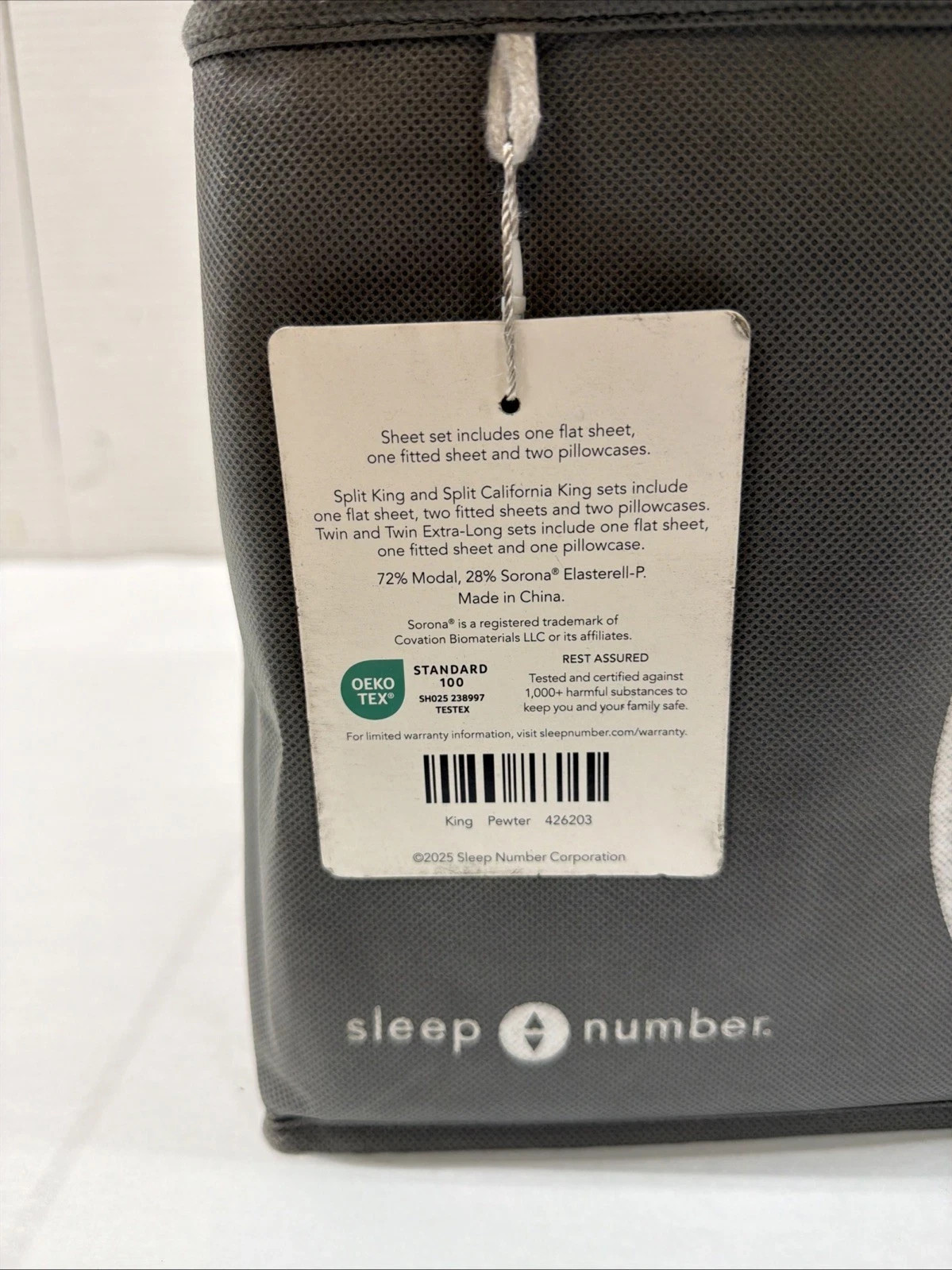 Sleep Number Ultrasoft Knit sheet set - No Import Fees gallery
