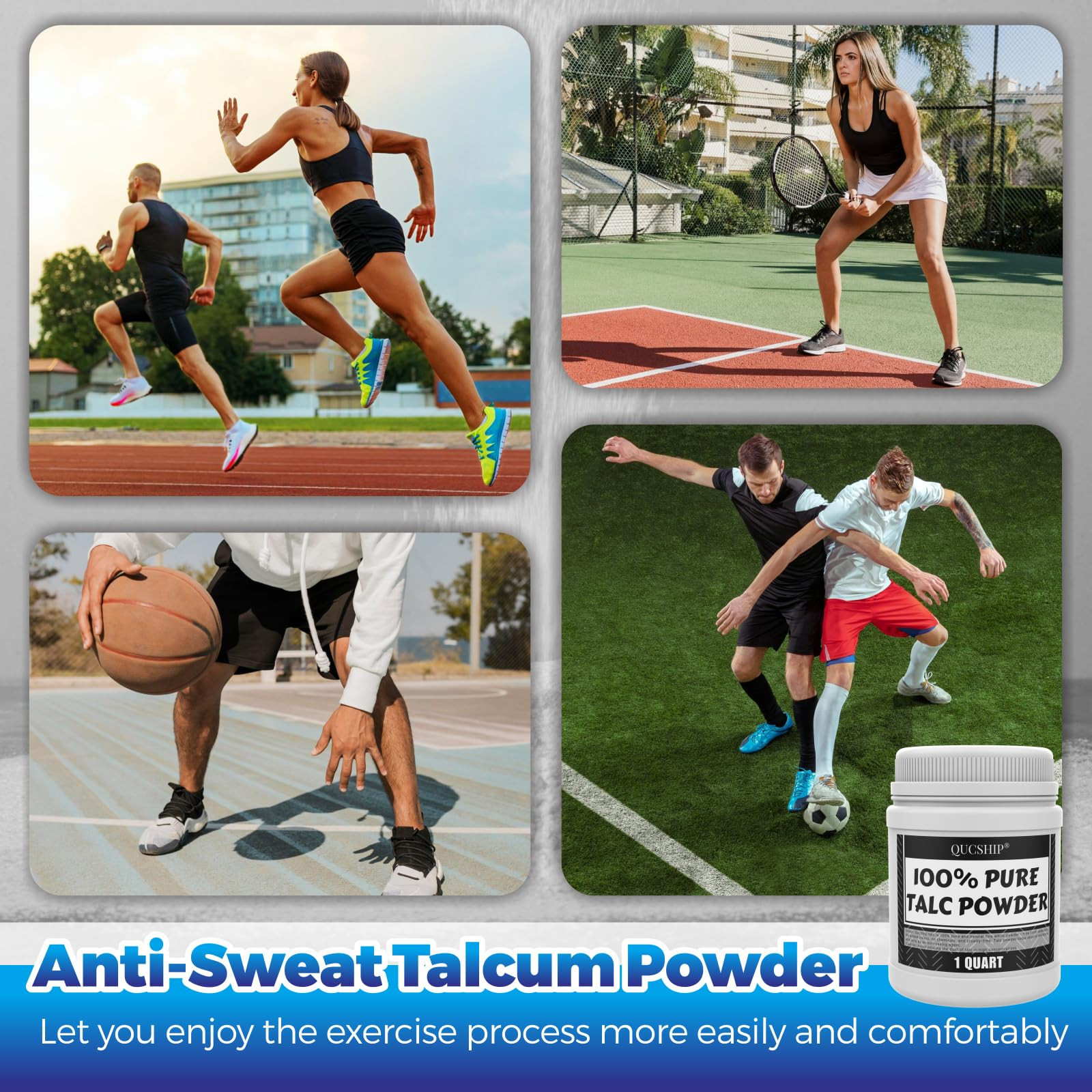 Ultra-Pure, Fine Talc Powder, Odorless & Sweat-Removing Talcum Powder, Qualit... gallery