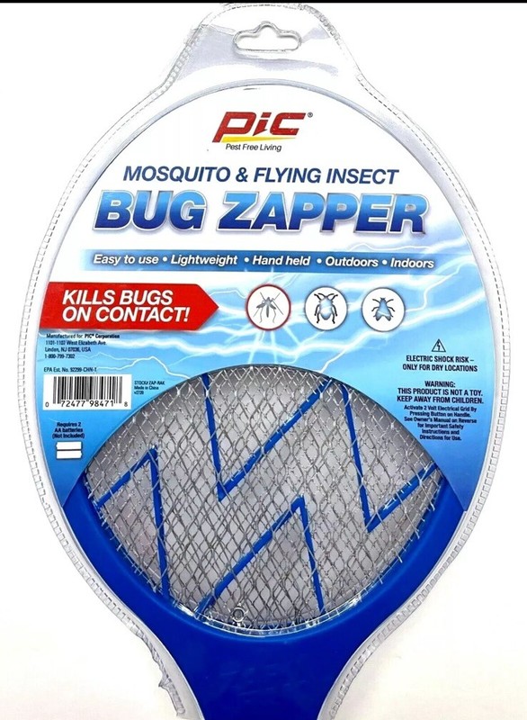 3 PACK Electric Swatter Fly Handheld Mosquito and Flying Insect Bug Zapper gallery