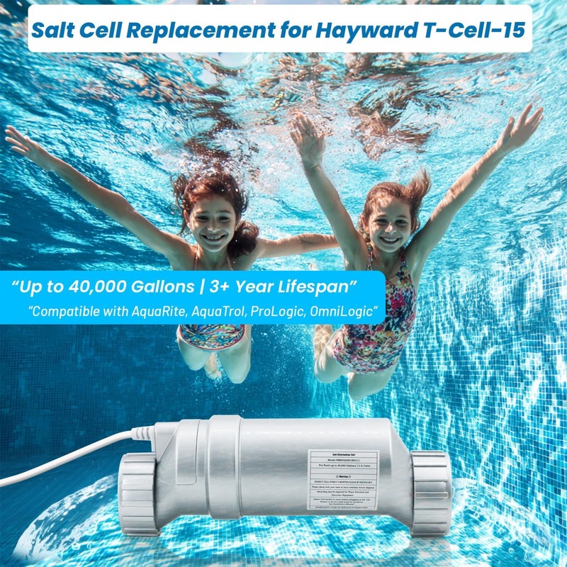 Salt Water Pool chlorinator System for Hayward Turbo Cell T-15 Cell 40000 Gallon gallery