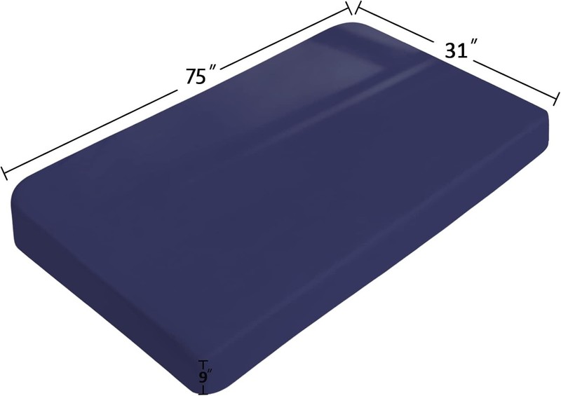 Cot Sheets 31" x 75", 2 Pack Cot Size Sheet Fitted with Narrow Twin/Camp gallery