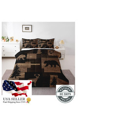 Erosebridal Rustic Bear Comforter Sets For Teens Youthlodge Elk Moose Bedding