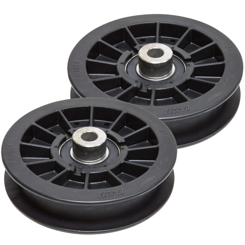 2PK Flat Idler Drive Pulley for Exmark Pioneer Quest Mowers 116-2456