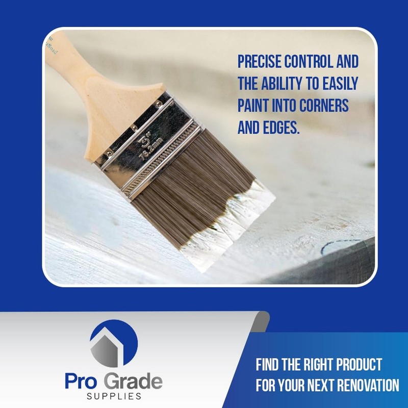 Pro Grade - Paint Brushes - 2Pk - Paint Brush Set gallery