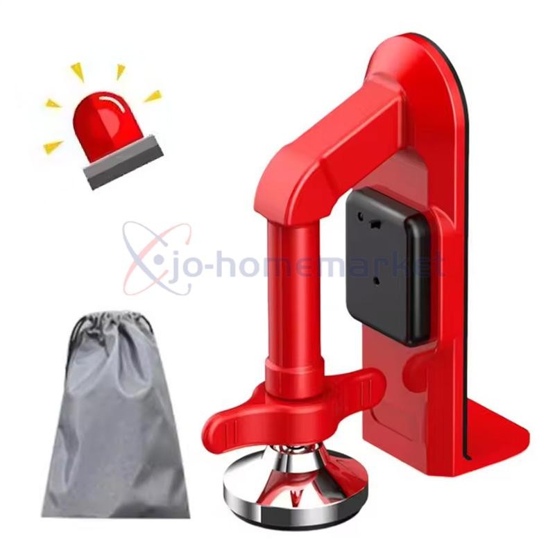 Portable Detachable Non-Slip Door Jammer with Alarm for Hotel Apartment Travel gallery