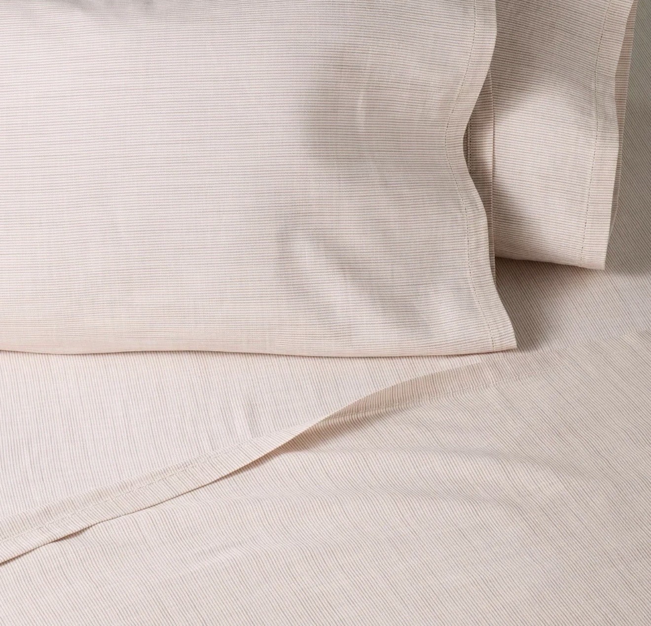 4pc King Micro Stripe Sheet Set Rust - Hearth & Hand with Magnolia NEW gallery