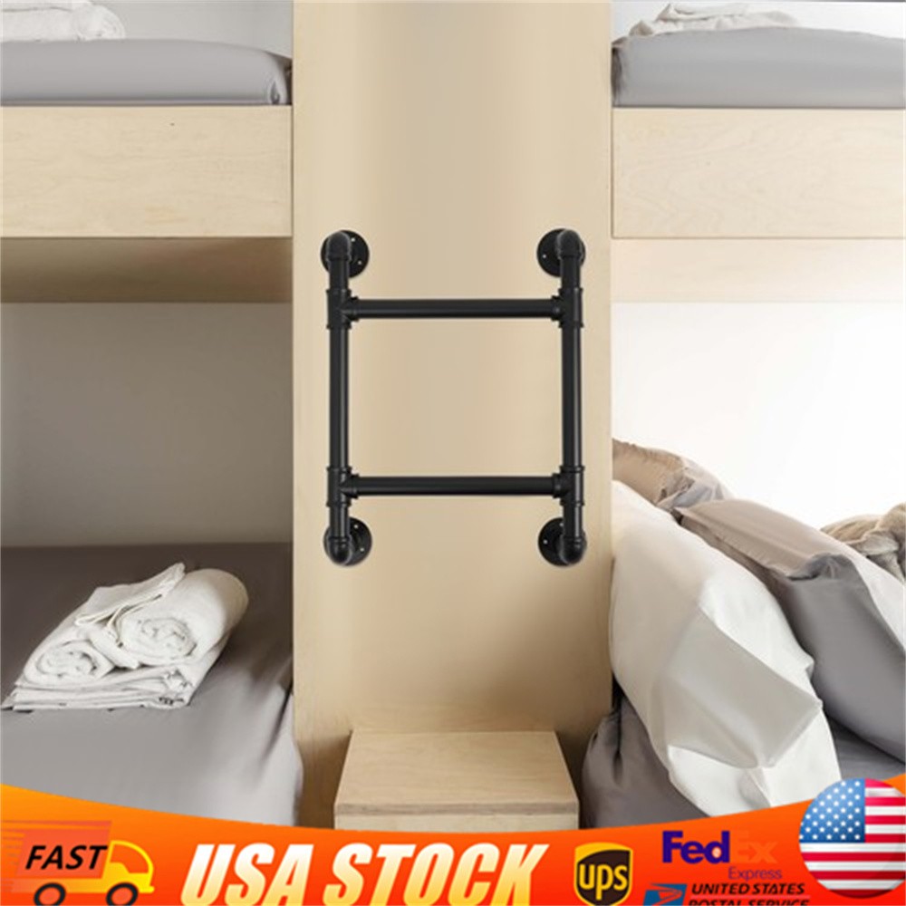 Wall-Mounted Ladders for Home Metal Step Ladder for RV Attic Bunk Bed Loft Steps gallery