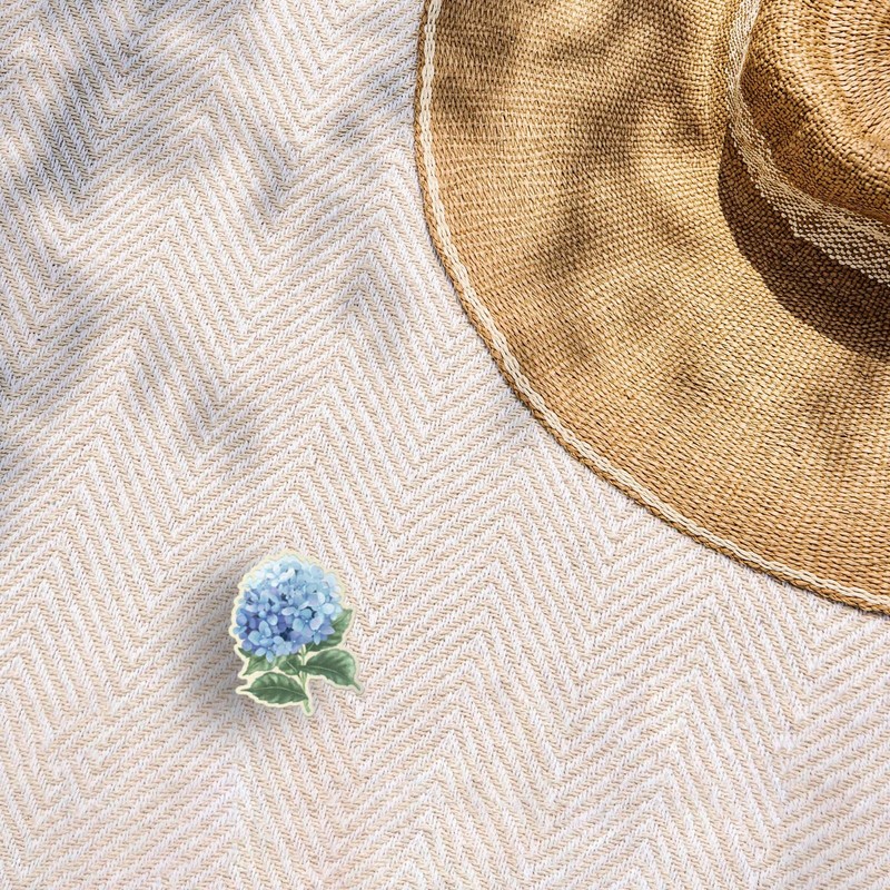 Mini Hydrangea Sticker for Plant Lovers - Nature Decal for Water Bottle & Laptop gallery
