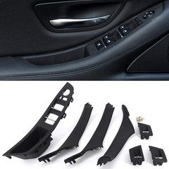 FEXON Black Window Switch Armrest Panel, Inner Door Pull Handle Trim Cover Ki…