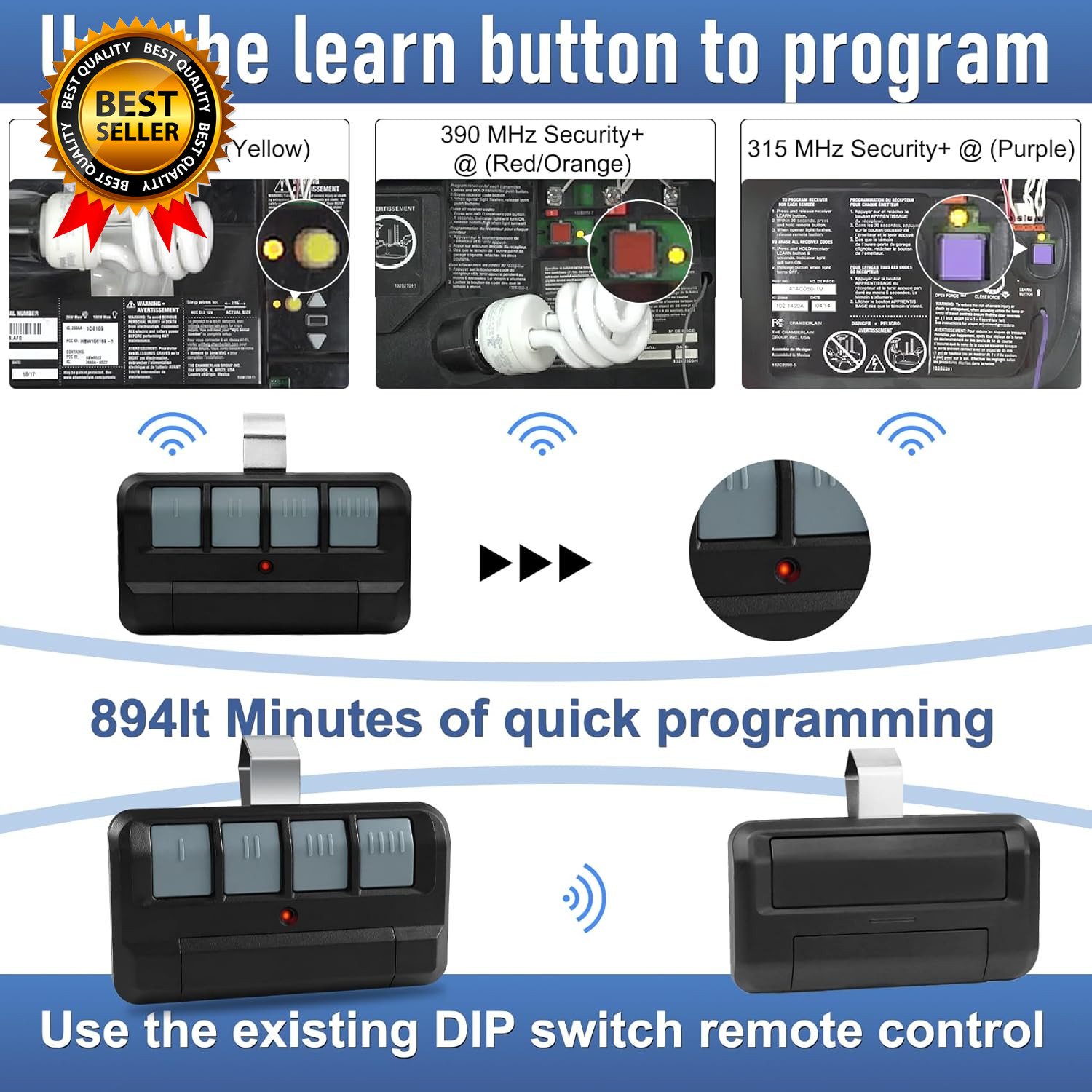 Upgrade 894Lt Remote for Liftmaster Garage Door Opener Remote Control 894Lt 4 gallery