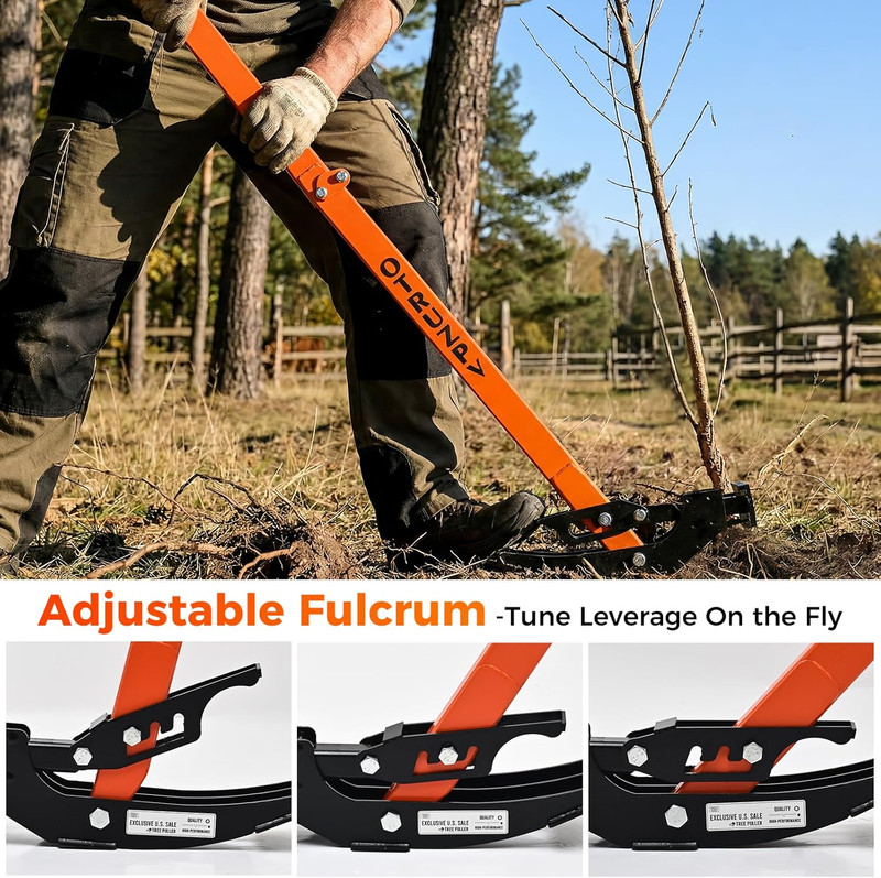 Heavy-Duty Sapling Puller Tool for Roots 1/4"–2" for Shrubs, Vines & Thorns gallery