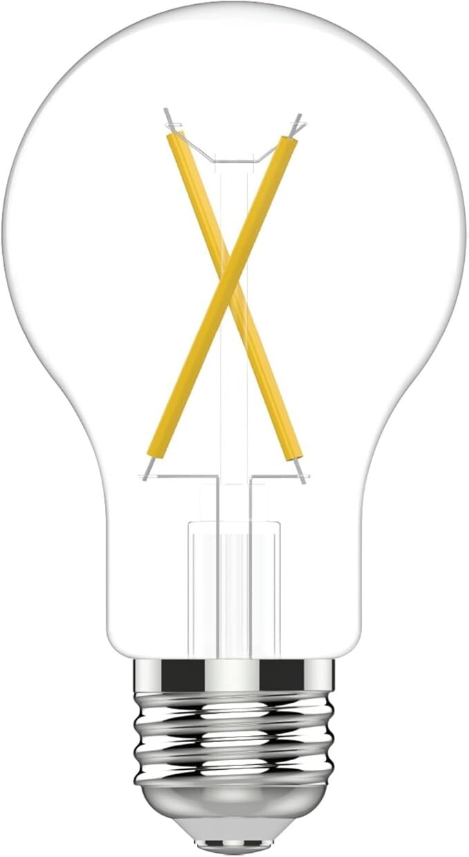 GE Classic LED 60-Watt Dimmable Soft White A19 Glass Light Bulbs 800lm ~ 8-Pack gallery