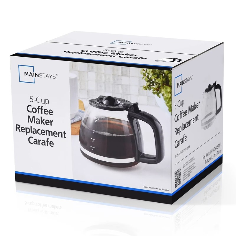 5-Cup Replacement Carafe for Coffee Makers, Plastic & Glass gallery