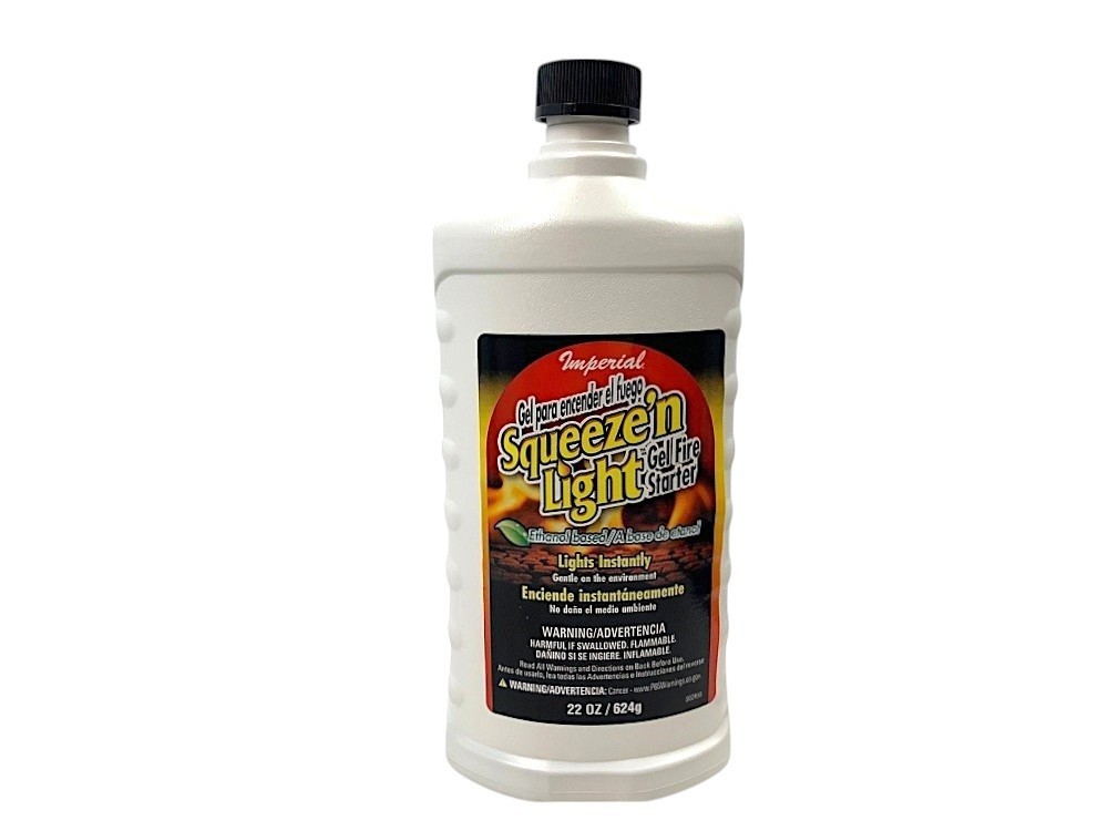 Imperial Squeeze’n Light Gel Firestarter, Liquid Kindling Fire Starter, 22 oz gallery