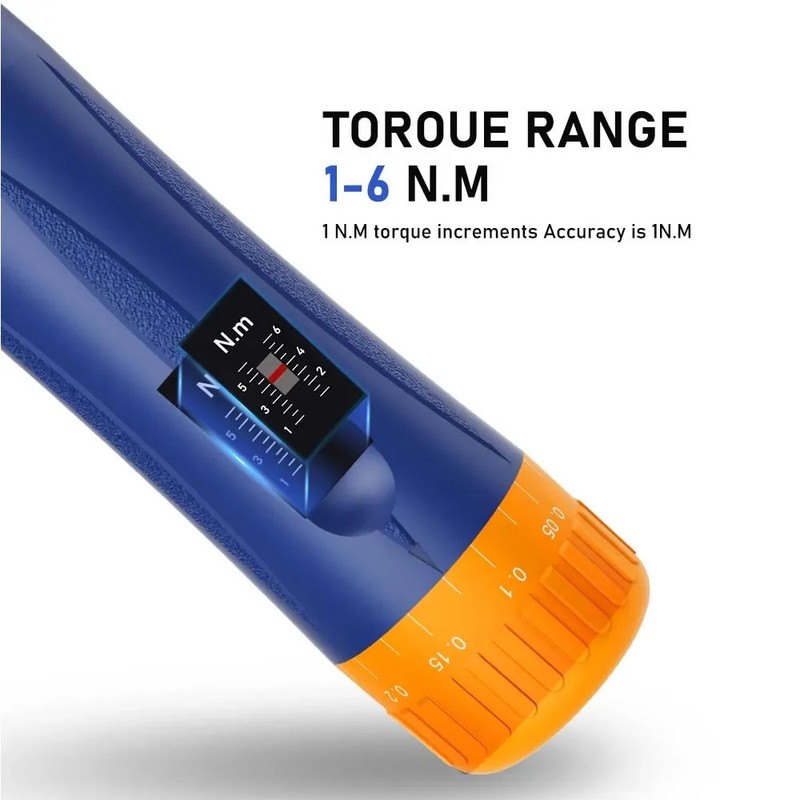 Professional Preset Torque Screwdriver 1-6Nm (8.85-53 in-lbs) 1/4" Drive gallery
