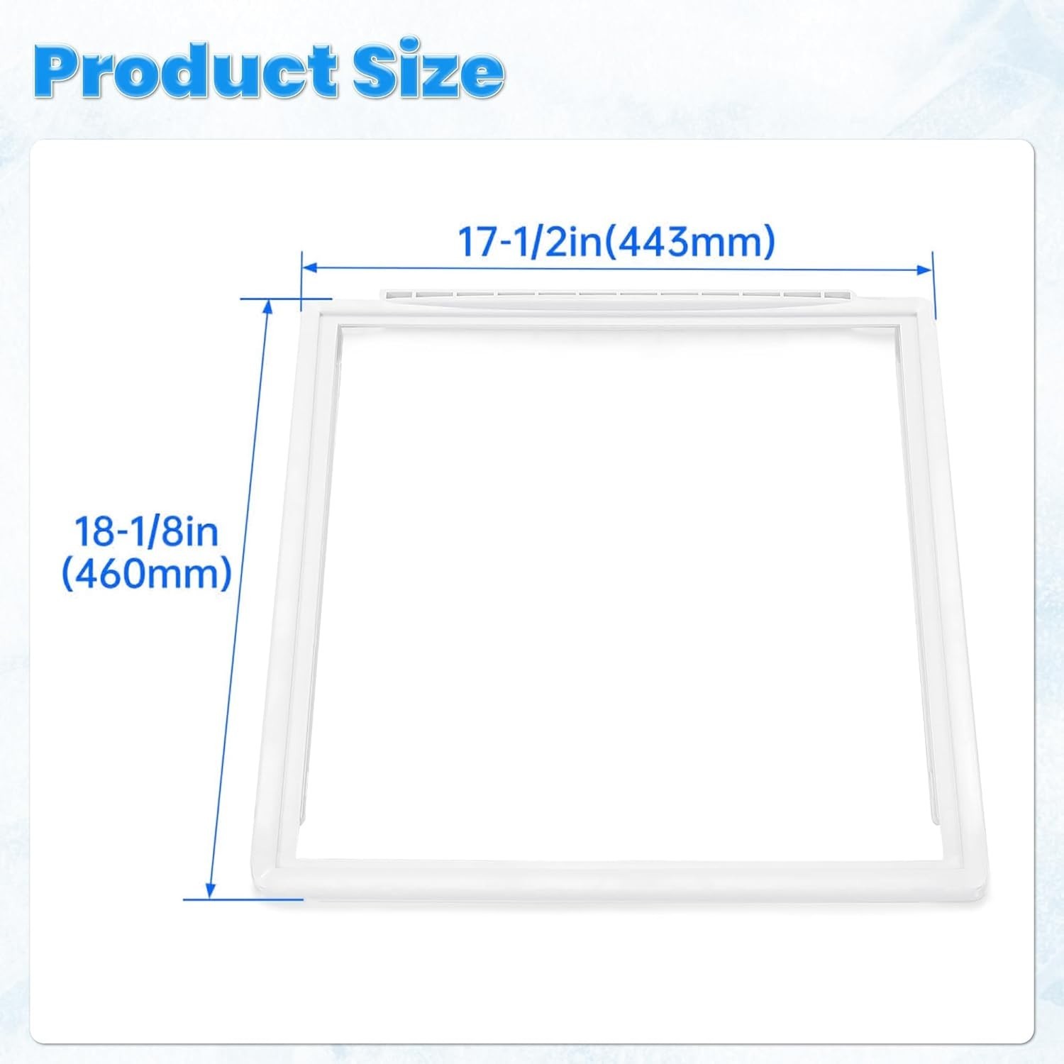 Shelf Frame Without Glass For Frigidaire FFSS2615TD0 FGHS2631PF0 DGUS2635LP0 gallery