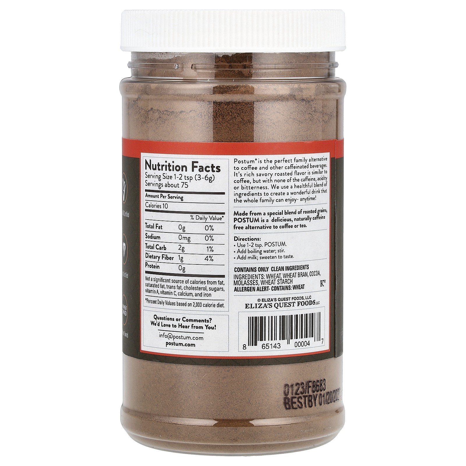 Instant Warm Beverage, Cocoa Blend, Caffeine Free, 8 oz (227 g) gallery