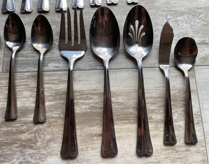 30 Pieces Gorham Stainless Flatware & Serving Utensils gallery