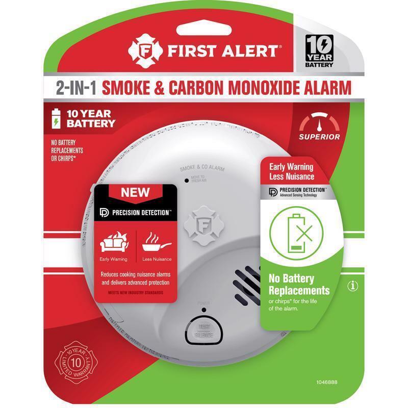 First Alert 10 Year Battery-Powered Ionization Smoke and Carbon Monoxide gallery