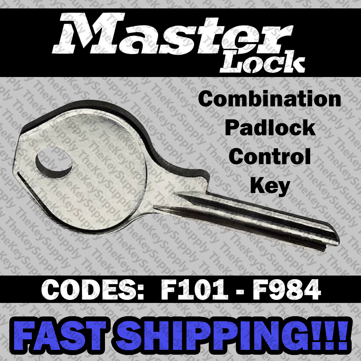 Master Lock Combination Override Key Cut to Your Code F101 - F984 gallery