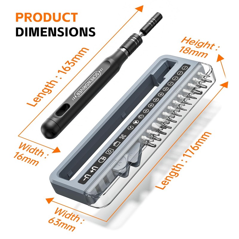 Electronics Precision Screwdriver Sets 32-Piece Magnetic Repair Tool Kit for ... gallery
