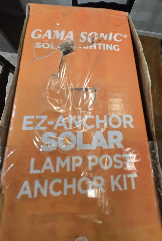 GAMA SONIC Solar Lamp Post Installation Kit with EZ-Anchor In-Ground Auger 30001 gallery