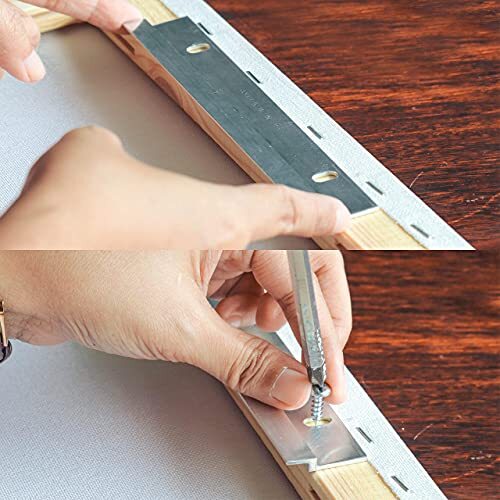3 Pairs French Cleat Picture Hanger Kit 6 In, Small Z Bar Hanger Supports 50 lbs gallery