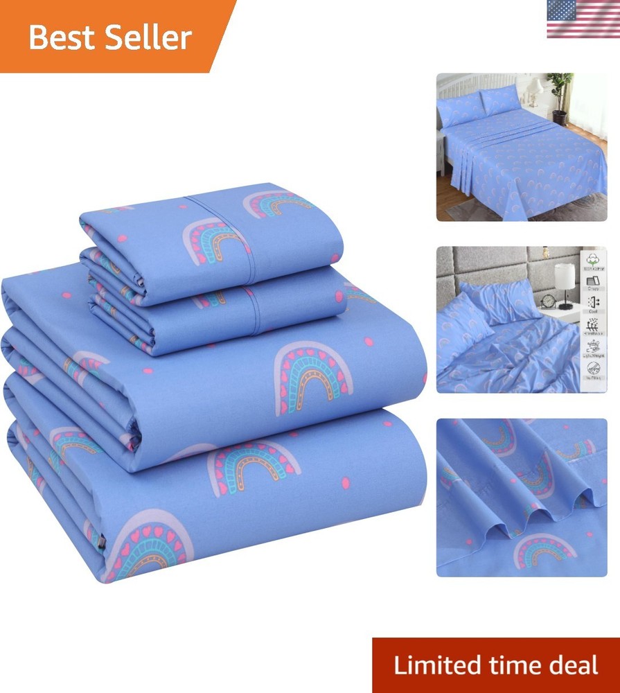 100% Cotton Percale Sheets Queen Size – Crisp Cooling Bed Sheets for Hot Slee...