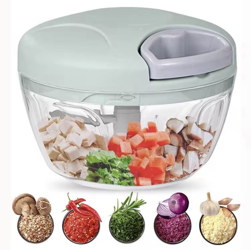 Multi-Functional Food Chopper Vegetable Fruit Slicer Onion Dicer 16OZ Container gallery