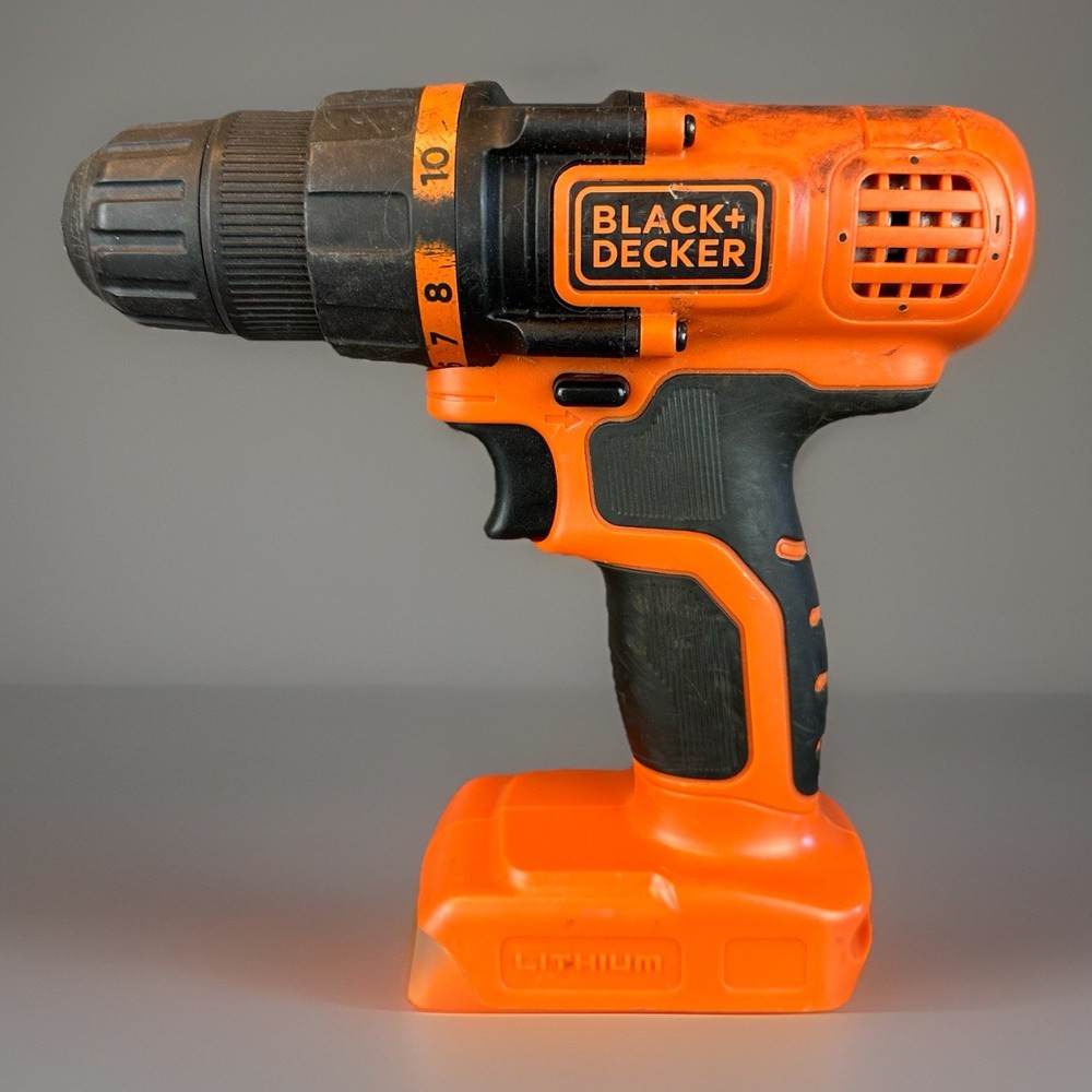 BLACK+DECKER 20V MAX Cordless Drill/Driver (LDX120C) Battery Not Included WORKS!