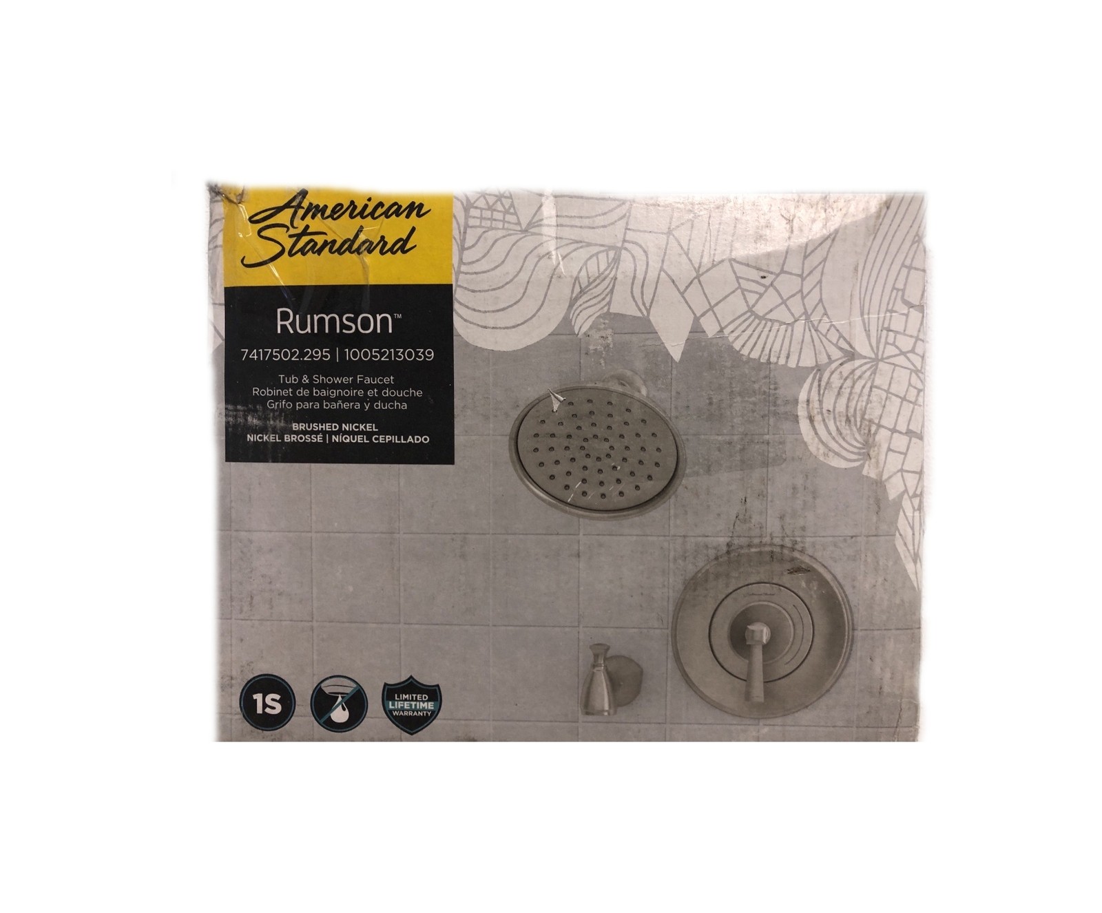 American Standard Rumson Single-Handle Tub and Shower Faucet Set, Brushed Nickel gallery