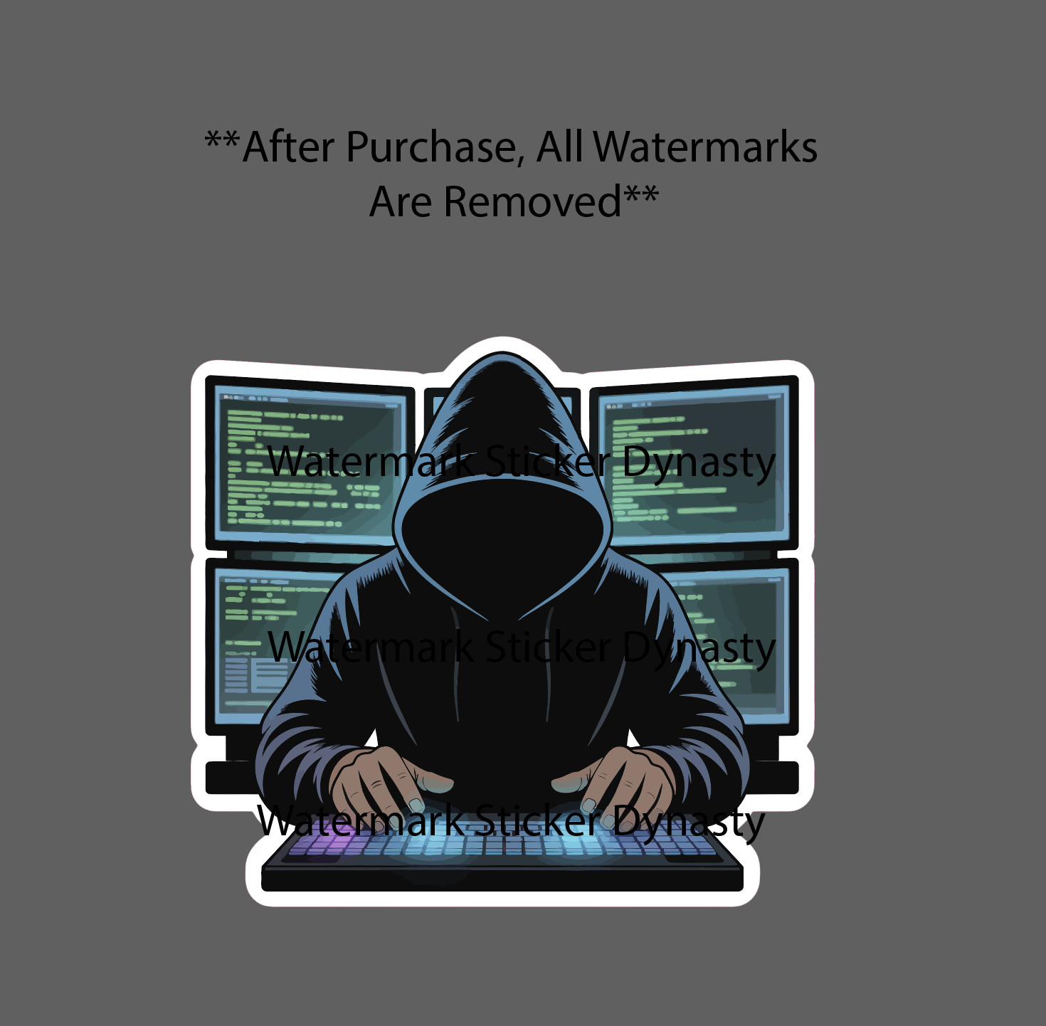 Hacker Sticker Waterproof Decal Computer Virus Cybersecurity Gift NEW gallery