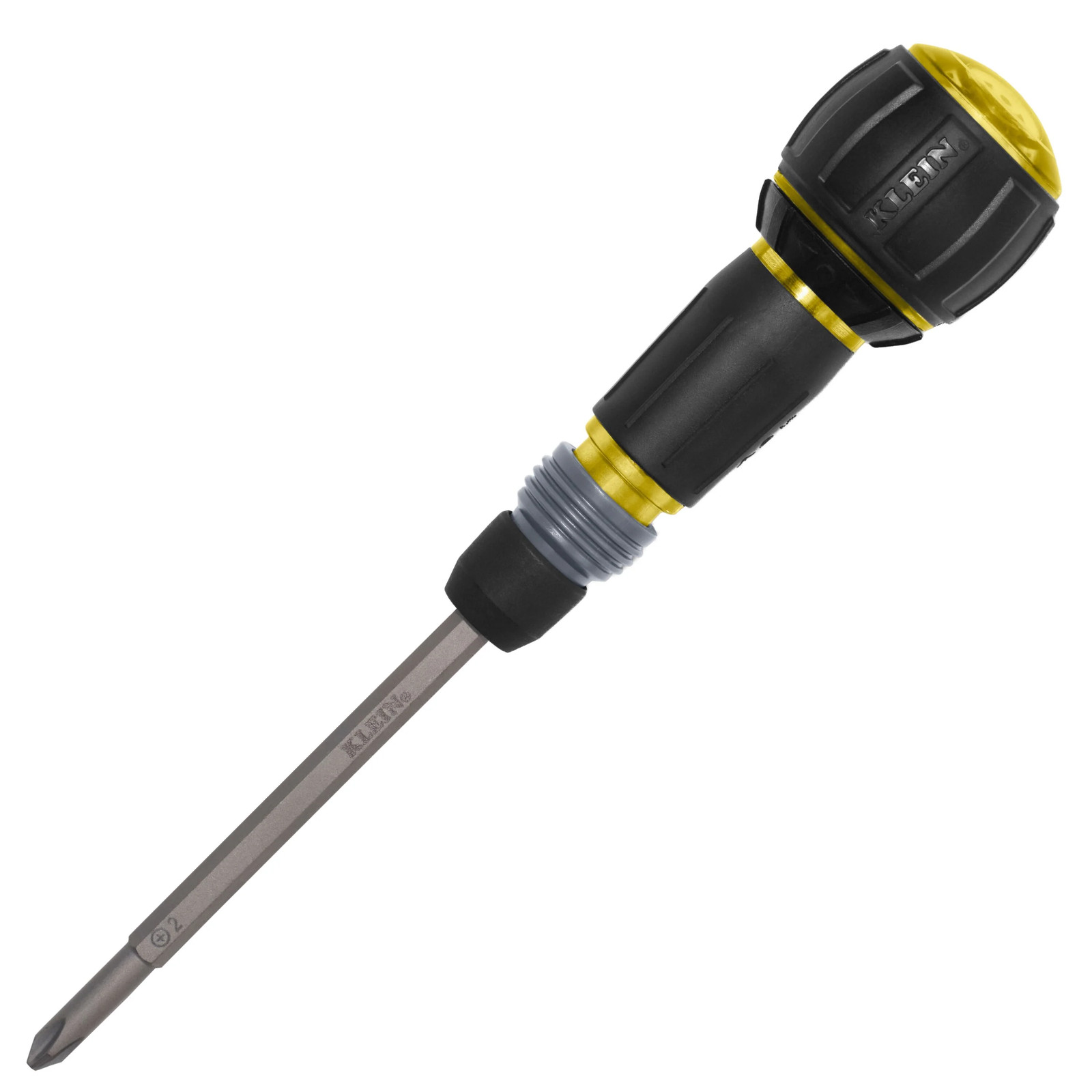 Klein Tools 32960ARCHT Ratcheting Fastbit Tru-Grip Screwdriver, Phillips gallery