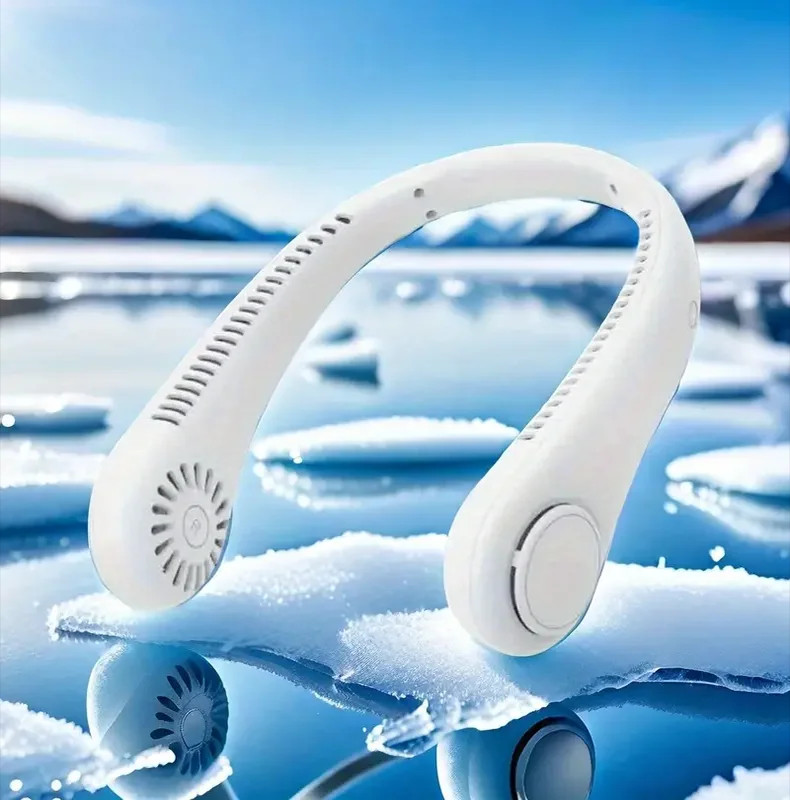 USB Portable Hanging Neck Fan Cooling Air Cooler Little Electric Air Conditioner gallery