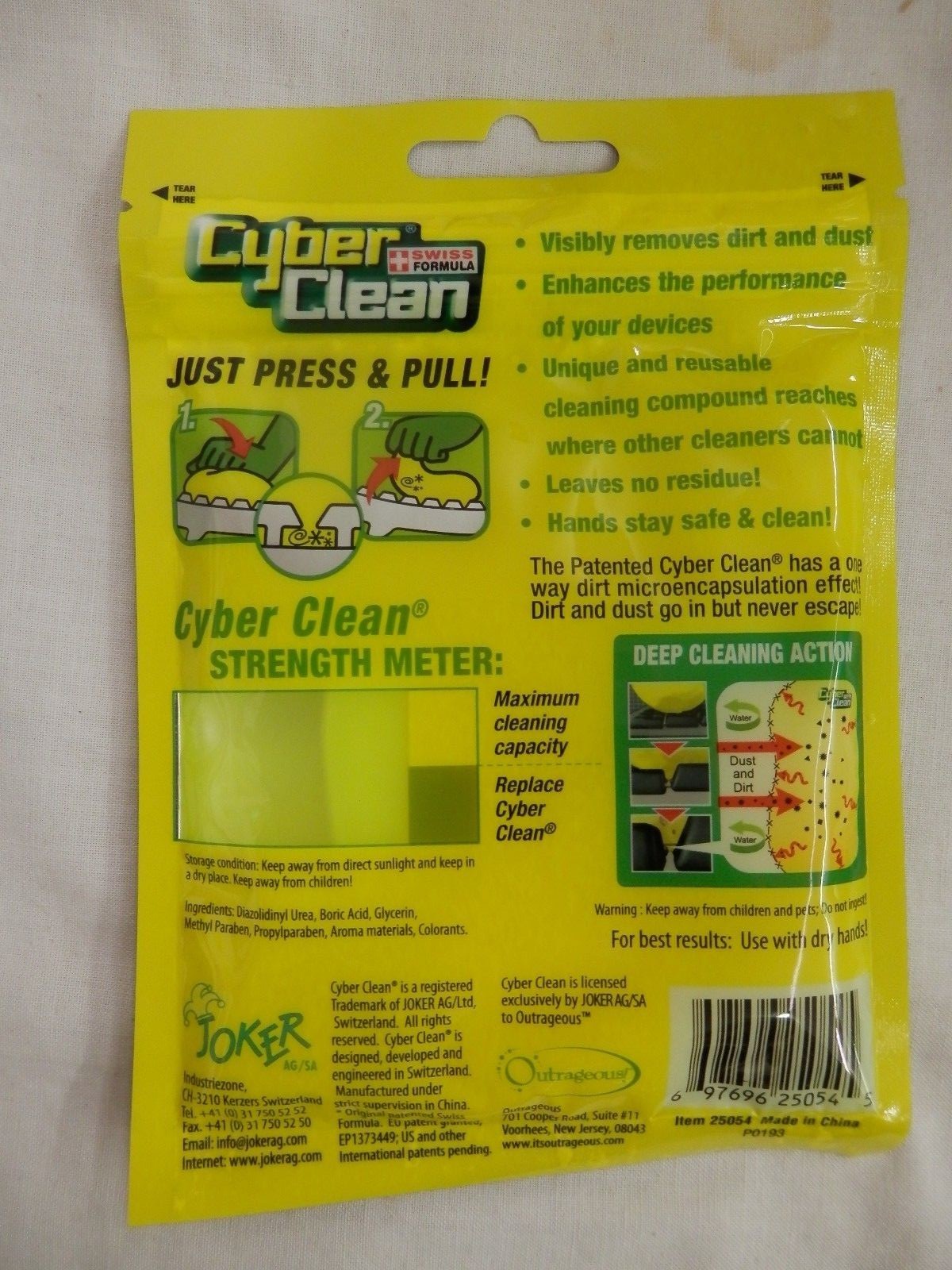 New Cyber Clean AntiStatic Computer Cleaning Pads 75g Pouch Swiss Formula gallery