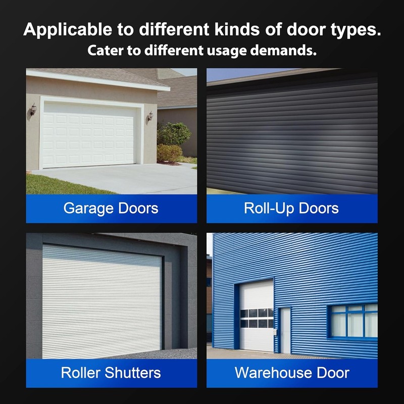 16Ft Garage Door Bottom Seals Threshold Buffering Weatherproof Sealing Rubber gallery