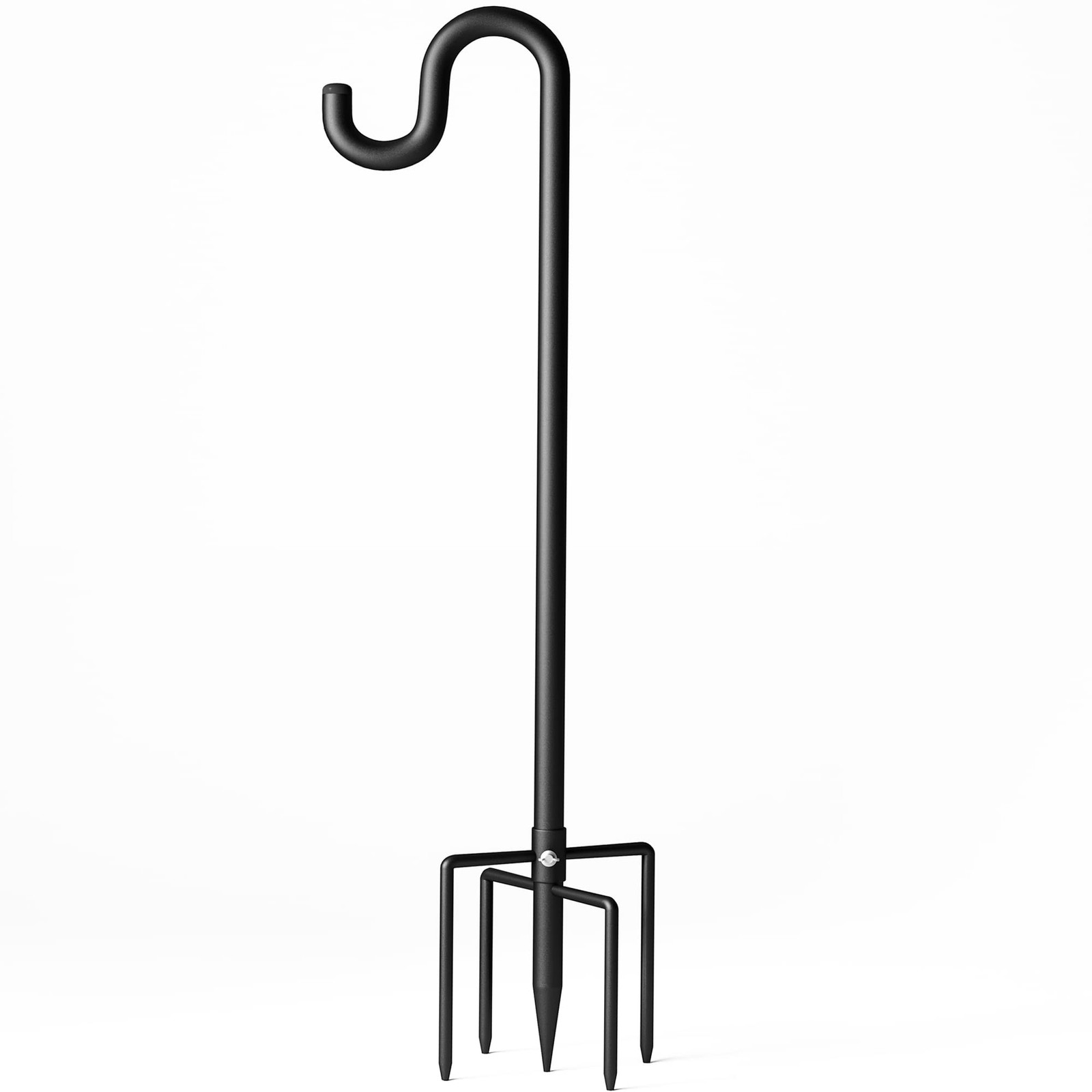 Surprizo 76" Shepherds Hooks for Outdoor, Extra Thick Bird 76 Inch, Black gallery