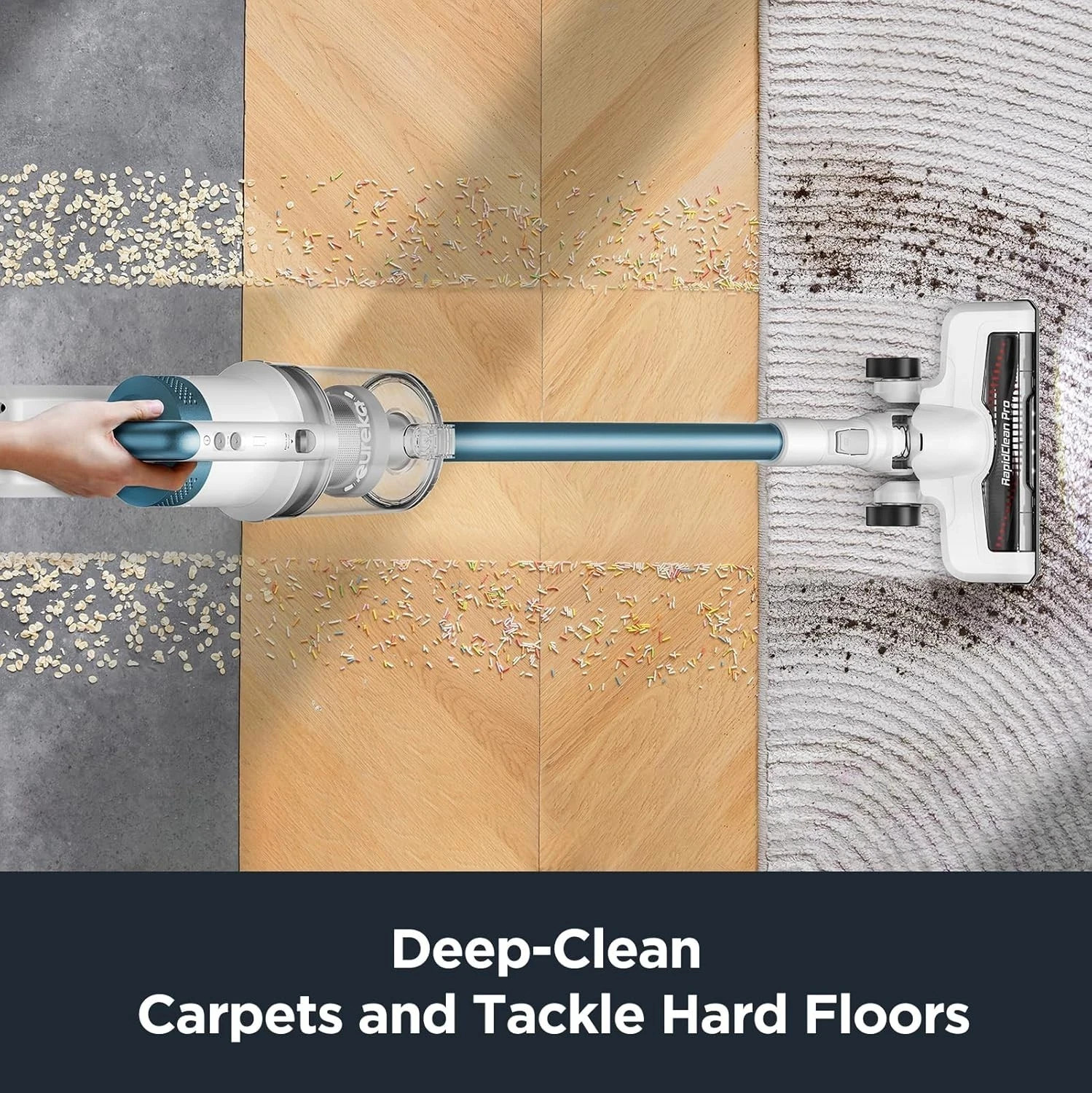 RapidClean Pro NEC280TL Cordless Vacuum, Lightweight, 40-Min Runtime, Pet Hair gallery