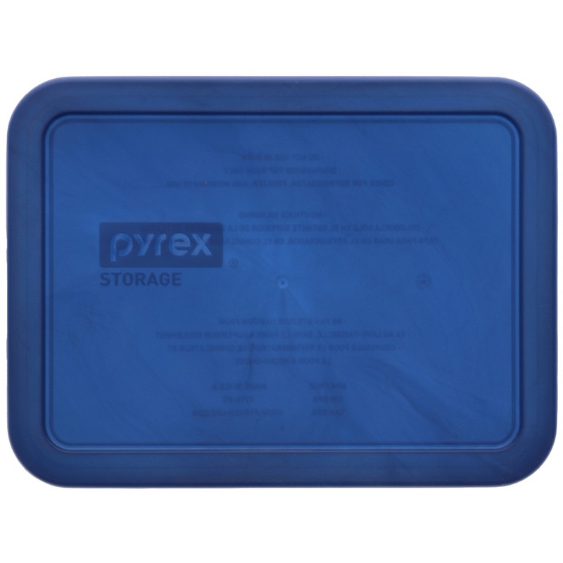 Pyrex 7210-PC-TR 3-Cup Translucent Marbled Blue Replacement Food Storage Lid gallery