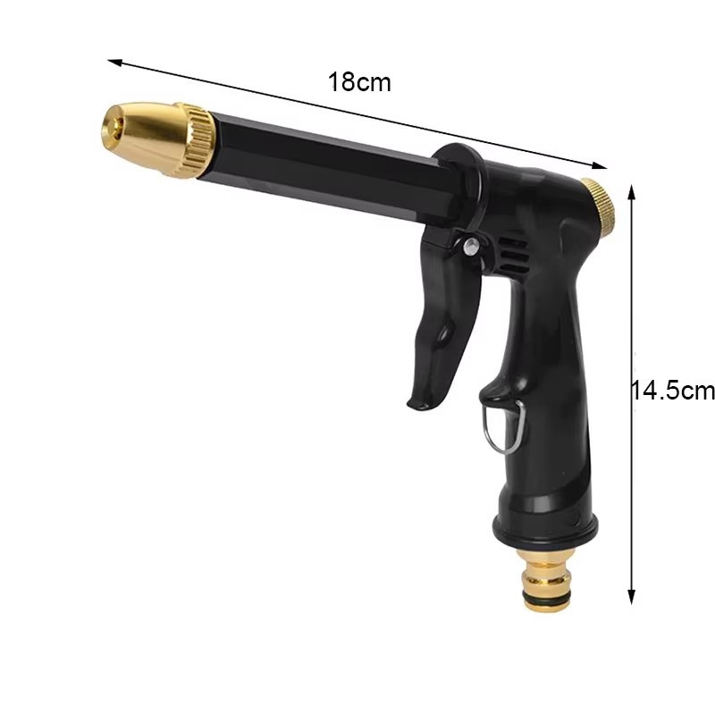 High Pressure Adjustable Garden Hose Spray Gun Nozzle for Car Wash / Watering gallery