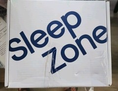 SLEEP ZONE Striped Cooling Queen Sheets Set 4 Piece Super Soft Fitted Flat NAVY