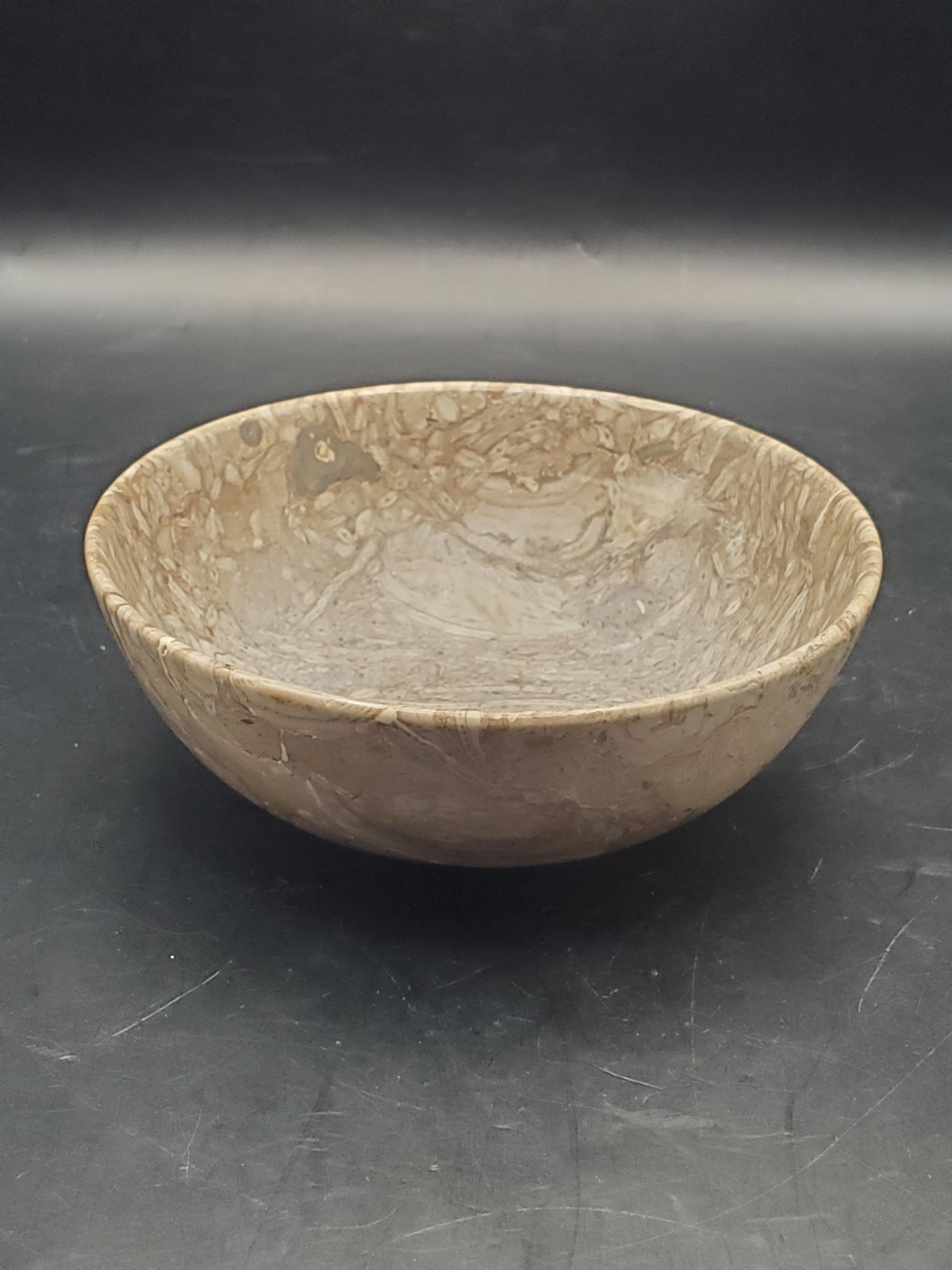 Fossil Marble Bowl 5" BB58 gallery