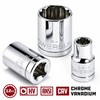 Powerbuilt 1/2 Inch Drive x 13/16 Inch 12 Point Shallow Socket - 642004 gallery