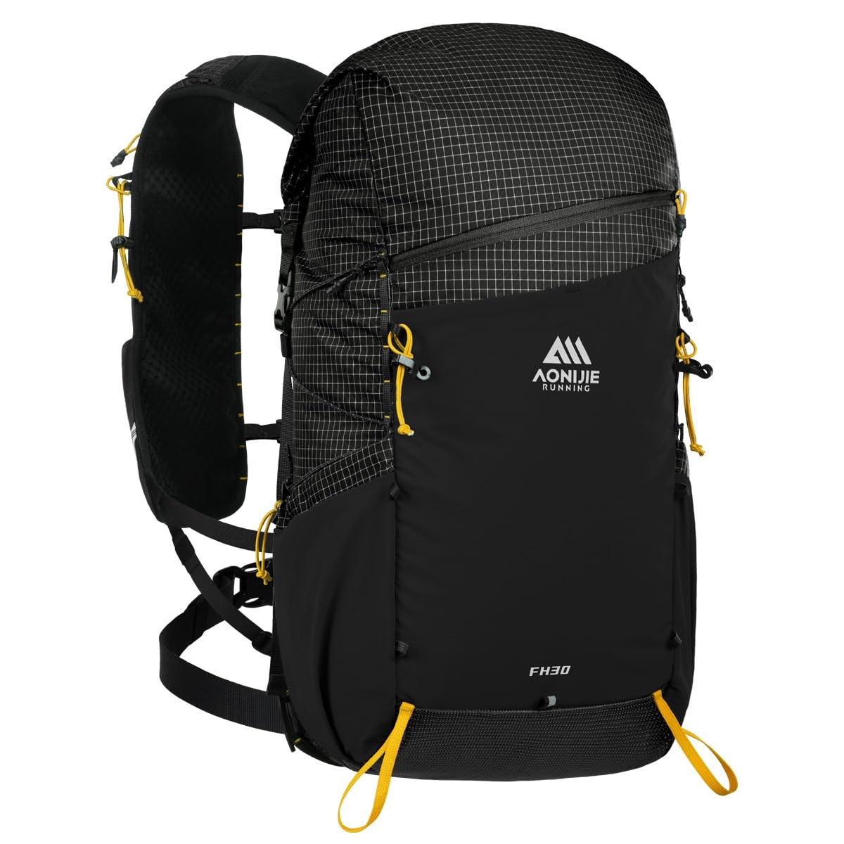 30L Lightweight Hiking Backpack for Men, Adjustable & Multifunctional Backpac…